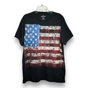 NWT American Eagle American Flag Graphic Tshirt Size XXL - "Gwen"